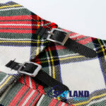 Dress Stewart Tartan Mini Billie Kilt | Girls Modern Kilt Skirt - Image 3