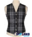 Grey Watch tartan Argyle waistcoat made to order for Highland wear and formal Scottish outfits