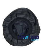 Grey Watch Tartan Tam o' Shanter Scottish Flat Bonnet - Image 4