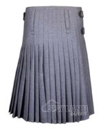 Grey Wool Blazer Kilt – Premium 8-Yard Traditional Scottish Kilts - Image 4