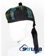 Gunn Ancient Tartan Glengarry Hat Traditional Scottish Cap