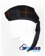 Gunn Tartan Glengarry Hat Traditional Scottish Cap - Image 2