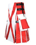 Northern Ireland Flag Utility Kilt – Handmade Cotton Patriotic Kilt - Image 3