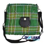 Irish Heritage Tartan Ladies Kilt Shaped Purse Tote Bag for Highland Dress