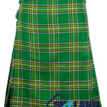Irish Heritage Tartan 8 Yard Kilt - Traditional Scottish Kilts for Men