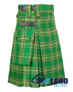 Irish Heritage Tartan Kilt – Modern Utility Scottish Kilts - Image 2