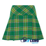 Irish Heritage Tartan Mini Billie Kilt Girls Celtic Kilt Skirt - Image 2