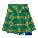 Irish Heritage Tartan Mini Billie Kilt Girls Celtic Kilt Skirt for Highland Dress