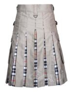 Campbell Thompson Tartan Hybrid Utility Kilt | Khaki Cotton - Image 4
