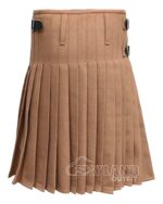 Khaki Wool Blazer Kilt – Premium 8-Yard Traditional Scottish Kilts - Image 3