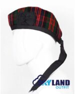 MacDonald Tartan Glengarry Hat Traditional Scottish Cap - Image 2
