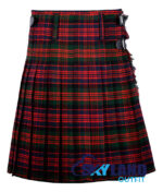 MacDonald Tartan 8 Yard Kilt - Traditional Scottish Kilts for Men - Image 3