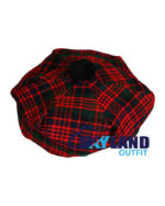MacDonald Tartan Tam o' Shanter Scottish Flat Bonnet - Image 2