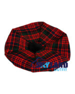 MacDonald Tartan Tam o' Shanter Scottish Flat Bonnet - Image 3