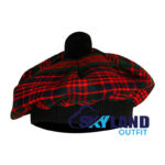 MacDonald Tartan Tam o Shanter Scottish Flat Bonnet Hat for Highland Dress