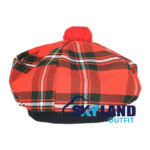 MacGregor Tartan Tam o Shanter Scottish Flat Bonnet Hat for Highland Dress