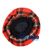 MacGregor Tartan Tam o' Shanter Scottish Flat Bonnet - Image 4