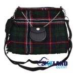 Mackenzie Tartan Ladies Kilt Shaped Purse Tote Bag for Highland Dress