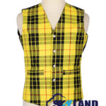 MacLeod of Lewis tartan Argyle waistcoat made to order for Highland wear and kilts