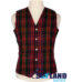 MacDonald Modern Tartan Waistcoat Argyle vest made to order for Highland wear