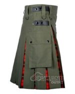 Oliver Green Wallace Tartan Hybrid Utility Kilts - Image 2