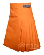 Orange Wool Blazer Kilt – Premium 8-Yard Traditional Scottish Kilts - Image 3