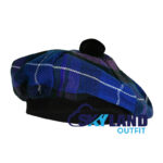 Pride of Scotland Tartan Tam o Shanter Scottish Flat Bonnet Hat for Highland Dress