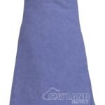 Purple wool 8-yard kilt front view—hand-pleated traditional construction in rich violet pure wool