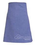 Purple wool 8-yard kilt front view—hand-pleated traditional construction in rich violet pure wool