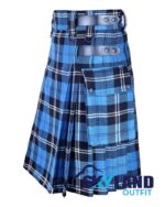 Ramsey Blue Hunting Tartan Kilt – Modern Utility Kilts - Image 3