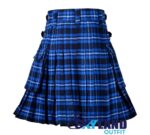 Ramsey Blue Tartan Kilt – Modern Utility Scottish Kilts - Image 3