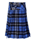 Ramsey Blue Hunting Tartan Mini Billie Kilt Girls Modern Kilt Skirt - Image 2