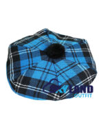 Ramsey Blue Hunting Tartan Tam o' Shanter Scottish Flat Bonnet - Image 3