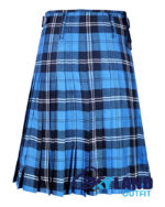 Ramsey Blue Hunting Tartan 8 Yard Kilt - Traditional Kilts - Image 4