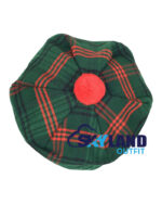 Ross Hunting Tartan Tam o' Shanter Scottish Flat Bonnet - Image 3