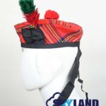 Royal Stewart Tartan Glengarry Hat Traditional Scottish Cap