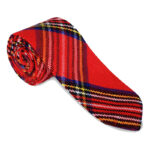 Royal Stewart Tartan NeckTie Scottish Clan Tie for Highland Dress