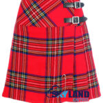 Royal Stewart Tartan Mini Billie Kilt Girls Modern Kilt Skirt for Highland Dress
