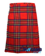 Royal Stewart Tartan 8 Yard Kilt - Traditional Scottish Kilt for Men
