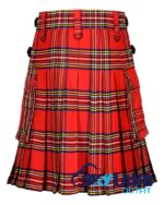 Royal Stewart Tartan Kilt – Modern Utility Scottish Kilts - Image 4