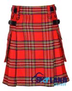 Royal Stewart Tartan Modern Utility Scottish Kilt for Highland Dress