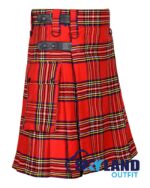 Royal Stewart Tartan Kilt – Modern Utility Scottish Kilts - Image 2