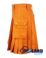 Saffron Tartan Kilt – Modern Utility Scottish Kilts - Image 4