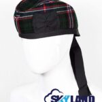 Scottish National Tartan Glengarry Hat Traditional Scottish Cap