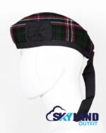 Scottish National Tartan Glengarry Hat Traditional Scottish Cap - Image 2