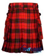 Scottish Rose Tartan Kilt – Modern Utility Scottish Kilts - Image 3