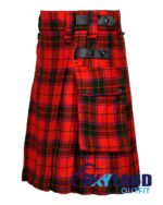 Scottish Rose Tartan Kilt – Modern Utility Scottish Kilts - Image 2