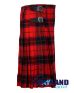 Scottish Rose Tartan 8 Yard Kilt - Traditional Scottish Kilt for Men - Image 3