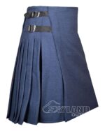 Smoking Blue Wool Blazer Kilt – Premium 8-Yard Traditional Scottish Kilts - Image 2