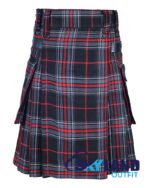 Spirit of Bruce Tartan Modern Utility Scottish Kilt for Highland Dress